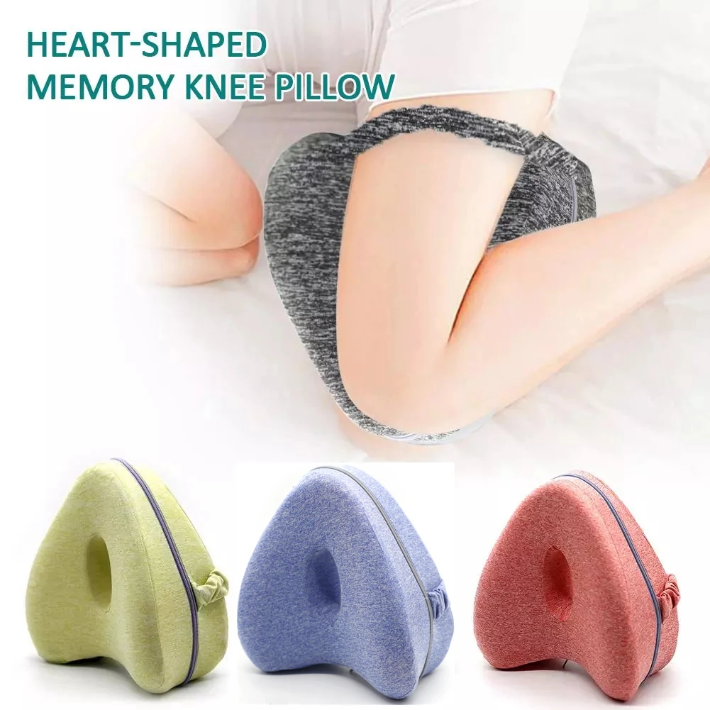 Creative Pillow for Sleeping Memory Foam Leg Positioner Pillows Knee Support Cushion between the Legs for Hip Pain Sciatica