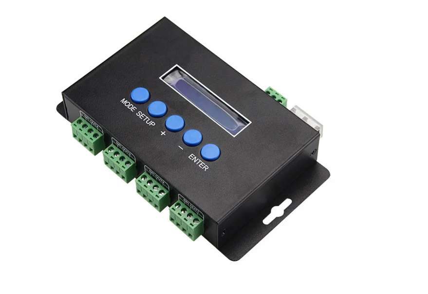 DC5V-24V Artnet Eternet к SPI/DMX pixel Светодиодный светильник контроллер выходной ток 4 канала 7Ax4CH/16 каналов 3Ax16CH