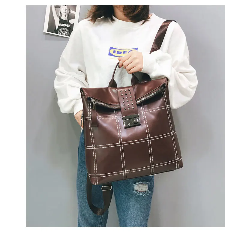 Mochilas Para Mujer De Moda Cuero Antirrobo непроницаемый Дамский рюкзак, кожаная сумка, рюкзак для девочек, роскошный брендовый дизайн