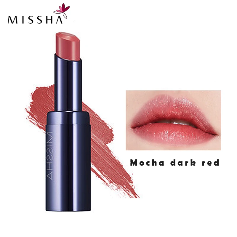 MISSHA Women Lipstick Dew-like rouge Lasting Moist Lip Gloss Vivid Colorful Convenient to carry lipstick MISSHA Women Lipstick Dew-like rouge Lasting Moist Lip Gloss Vivid Colorful Convenient to carry lipstick