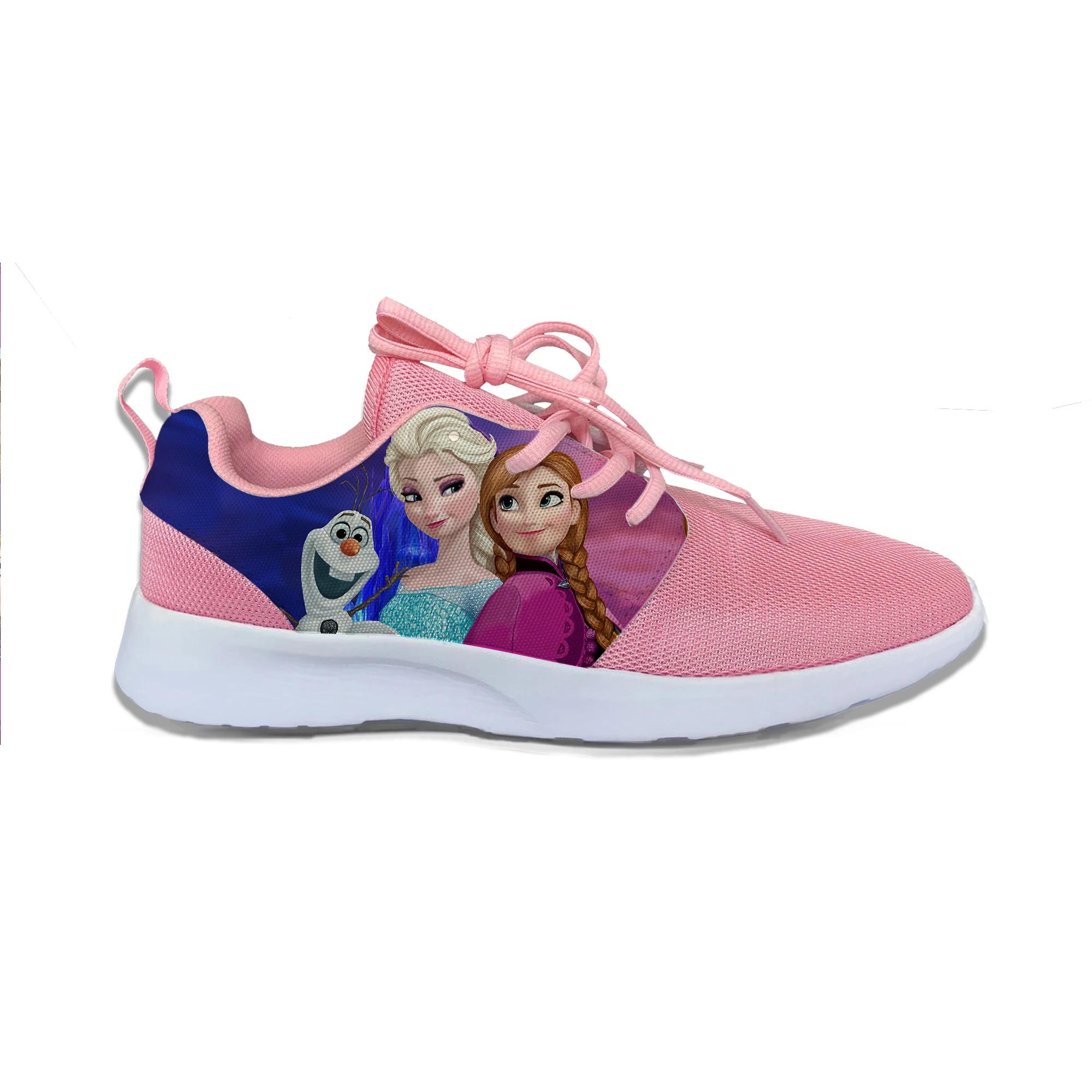

2019 Hot Cute Fashion New Summer Sneakers Handiness Casual Shoes 3D Printed Funny lovely Cartoon Movie For Men Women Frozen