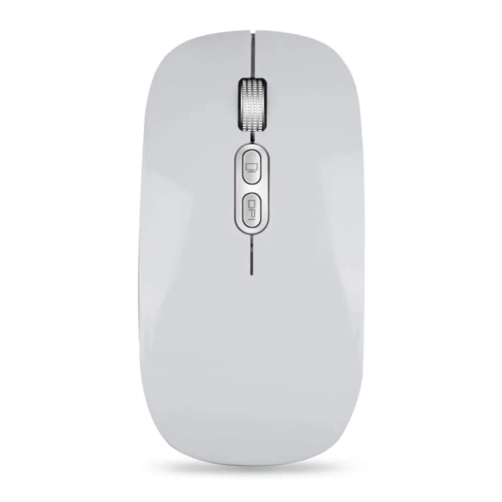 

Ultrathin Rechargeable Wireless Mouse Slient Button USB Mini Optical slim design Mice With Charging Cable for Computer Laptop
