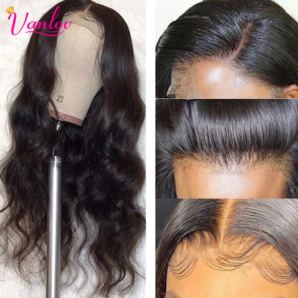 Vanlov Hair Wig Body  Wave Lace Front Human Hair Wigs Brazilian Lace Front Wigs Pre Plucked Human Hair Lace Wigs 150% Remy (2)