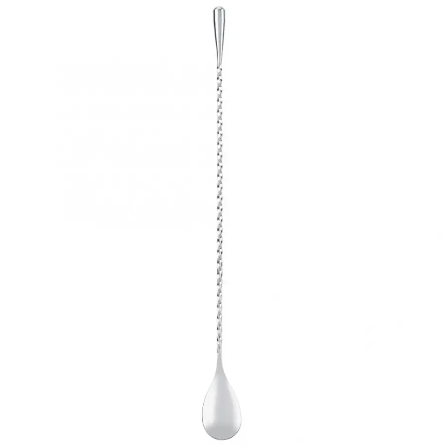 Dinning Soup Spoon Kitchen Bar Teaspoon New Wheat Straw Soup Spoon Stainless Steel Long Handle Bar Spoon Coffee Spoon Mixing