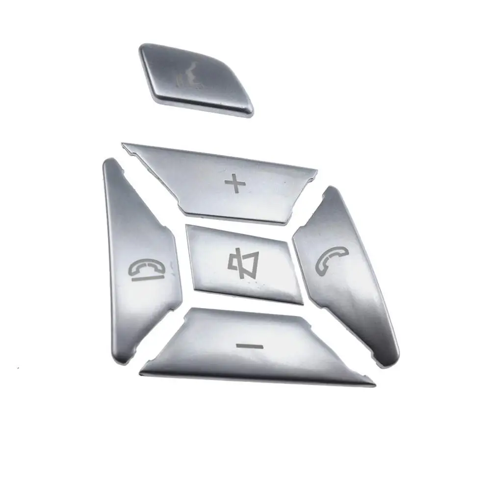 

For Mercedes Benz Steering Wheel Button Stickers, Protection Decoration Button Sticker Accessories Repair Kit for 2012-2016 Merc
