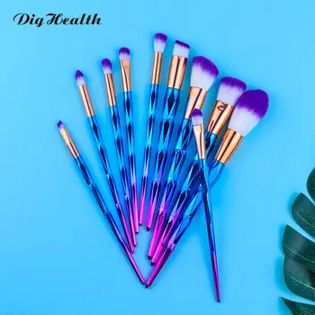 

Dighealth Woman Makeup Brushes Set Foundation Powder Eye Shadow Blending Eyeliner Eyelash Eyebrow Make up Brushes Cosmetic Brush