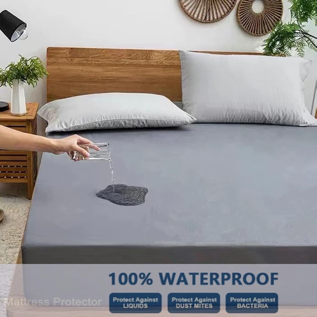 Protège Matelas Imperméable Antirespirant Blanc