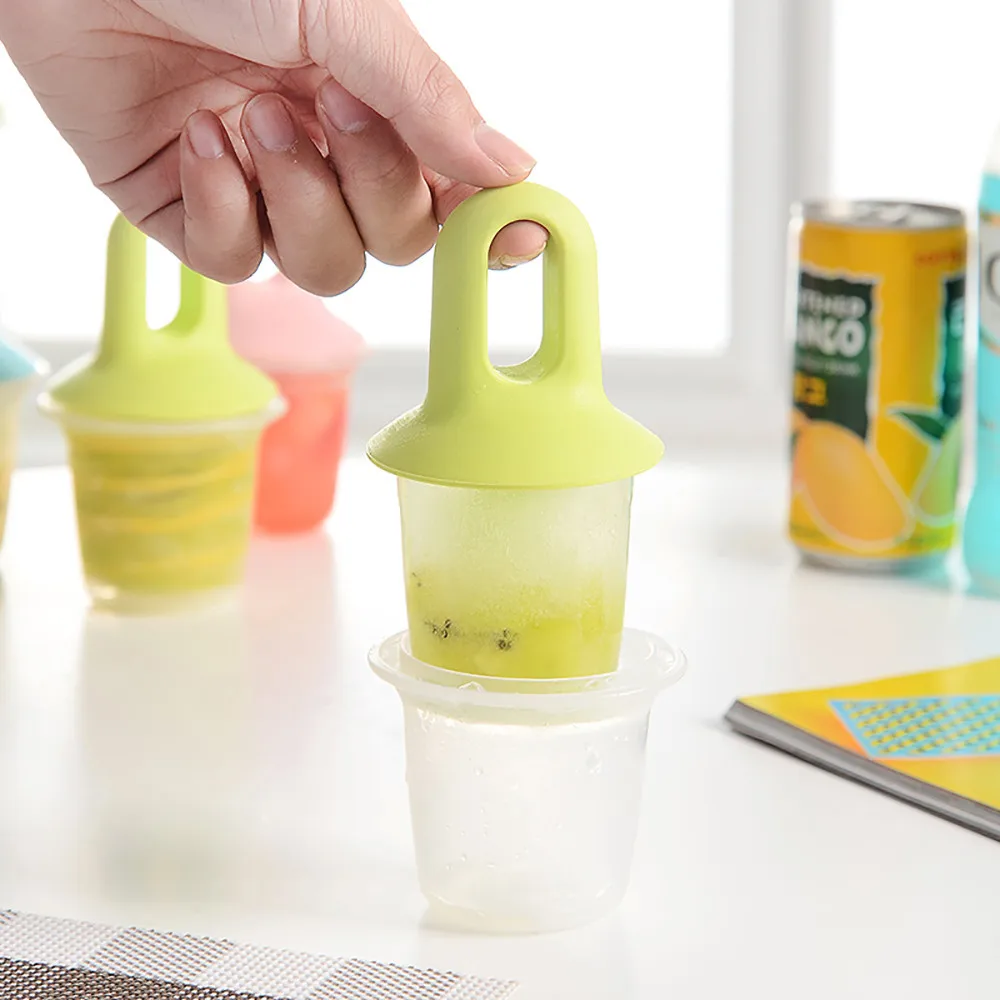 Mini Ice Pops Mold Cream Ball Lolly Maker Popsicle Molds DIY Food Portable tool Fruit Shake Kitchen Tool#w | Дом и сад