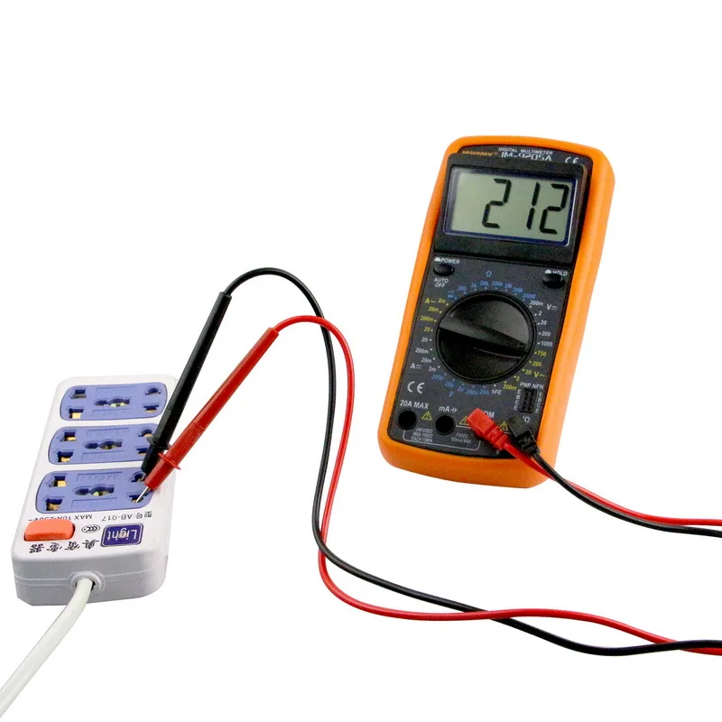 Junejour DT9205A Цифровой мультиметр тестер ЖК-дисплей Вольтметр измеряет электрик Высокая точность портативный тестер напряжения