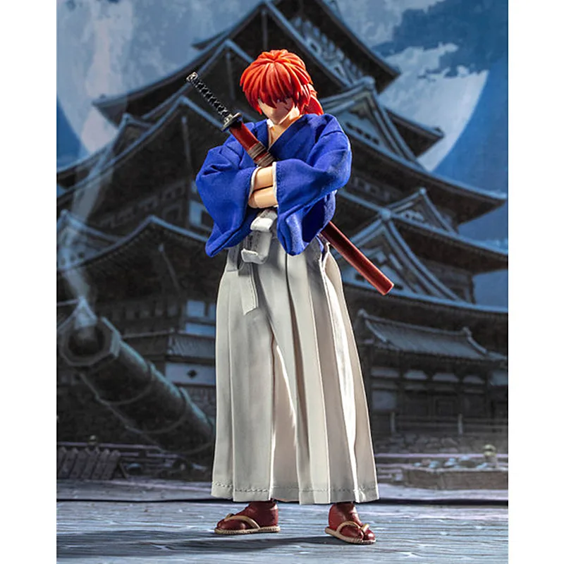 MODEL FANS In Stock DASIN Anime Rurouni Kenshin HIMURA KENSHIN pvc Action Figure GT Model Toy A258