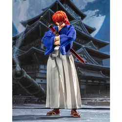 Модель фанатов в наличии DASIN аниме Rurouni Kenshin HIMURA KENSHIN ПВХ фигурка GT Модель игрушки A258