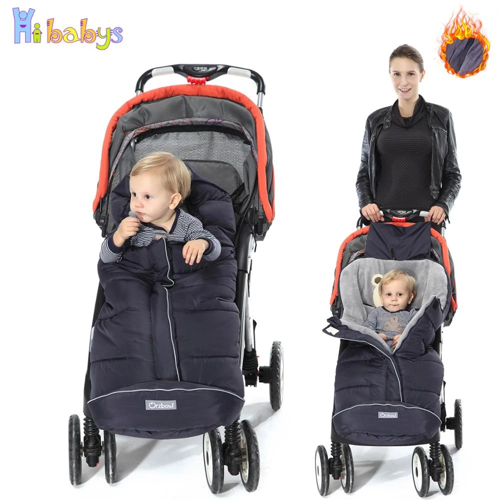 2020 Winter Baby Stroller Sleeping Bags Warm Envelope For Newborn Infant Windproof Cocoon Stroller Sleepsacks Footmuff Foot Sleeping Bags Aliexpress