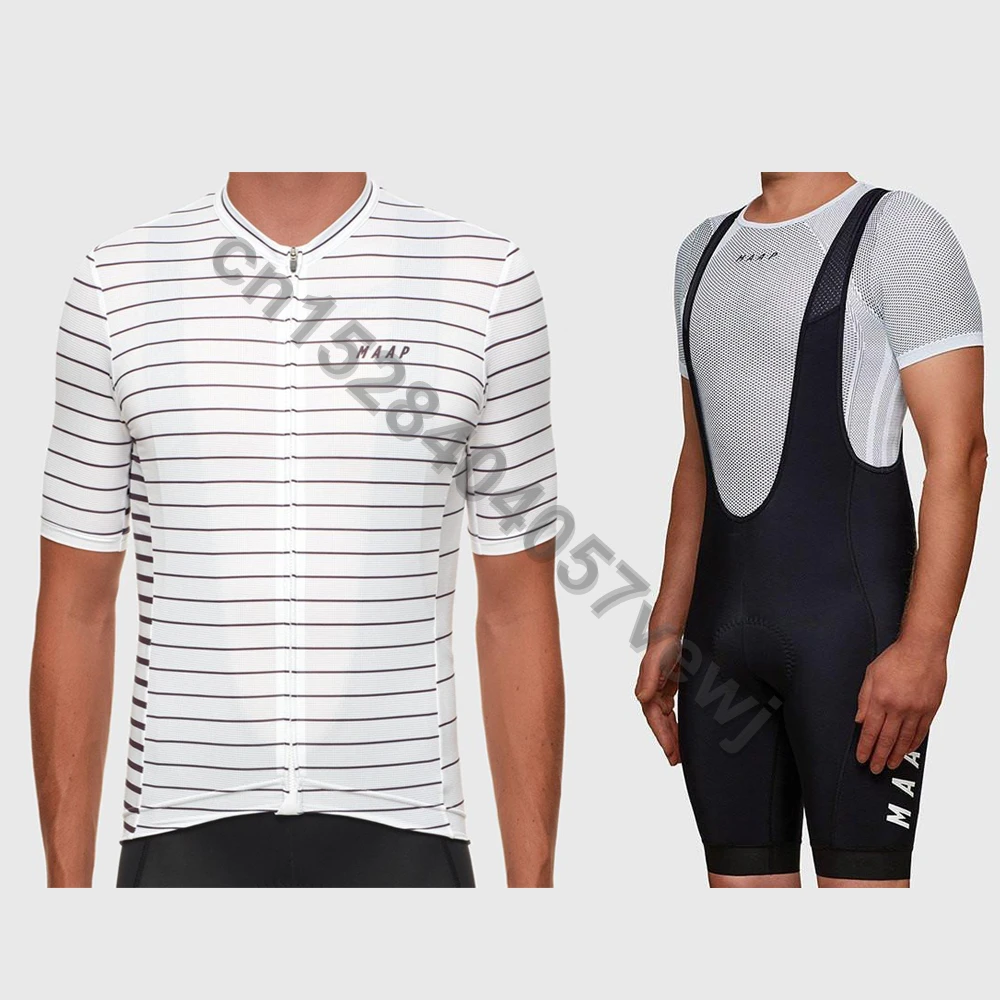 Многоцветный Cycling Jersey Pro Team Cycling Clothing Suit MTB Cycling Clothes Bib Shorts Men Bike Jersey Set MAAP Triathlon - Цвет: Многоцветный