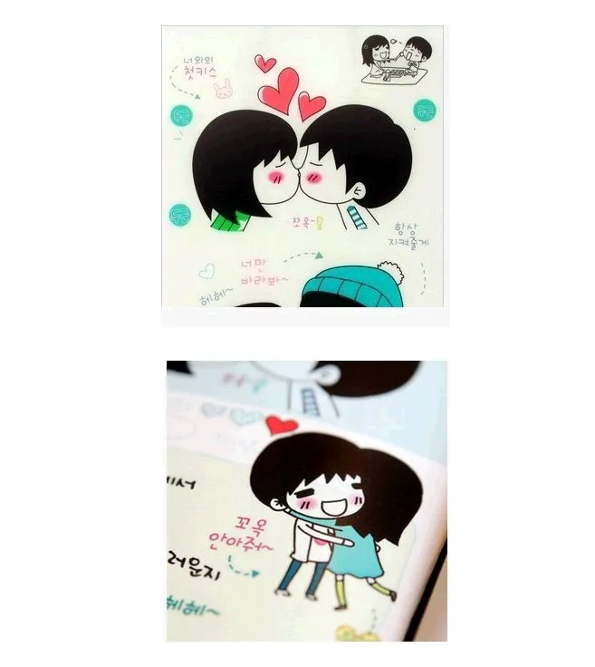 Diary Decorative Stickers Sweet Hip Hop 5 Sheets