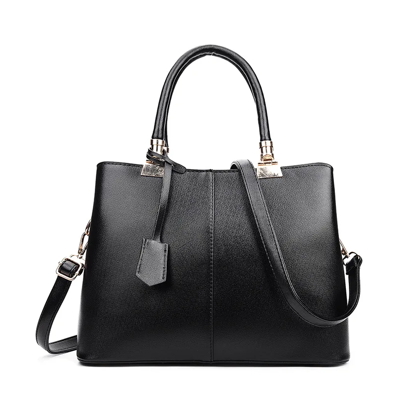 

2018 Spring New Style Fashion Embossed Europe And America Solid Color WOMEN'S Bag Hand Large Bag Shoulder Oblique Bag a-Piece