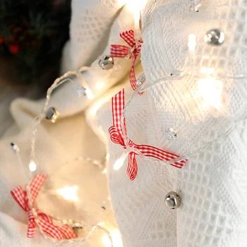 

Christmas Bell Shaped String Light with Bow 2M 20LEDs