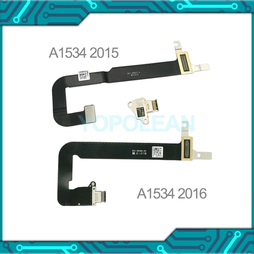 A1534 I/O USB C разъем плата DC в питания кабель для Macbook Retina 12 &quota1534 2015 2016 год|Компьютерные кабели и разъемы| |
