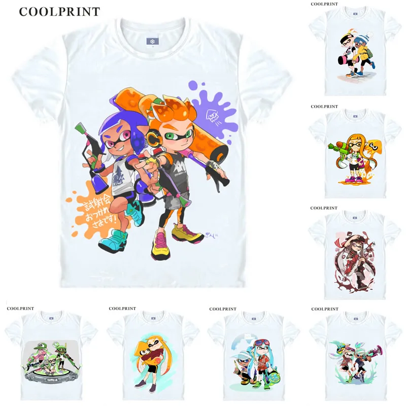 Splatoon 2 Kutuyatti Inkling ЭВА-риель Иида Sshosii игры аниме косплей на заказ майка топ с