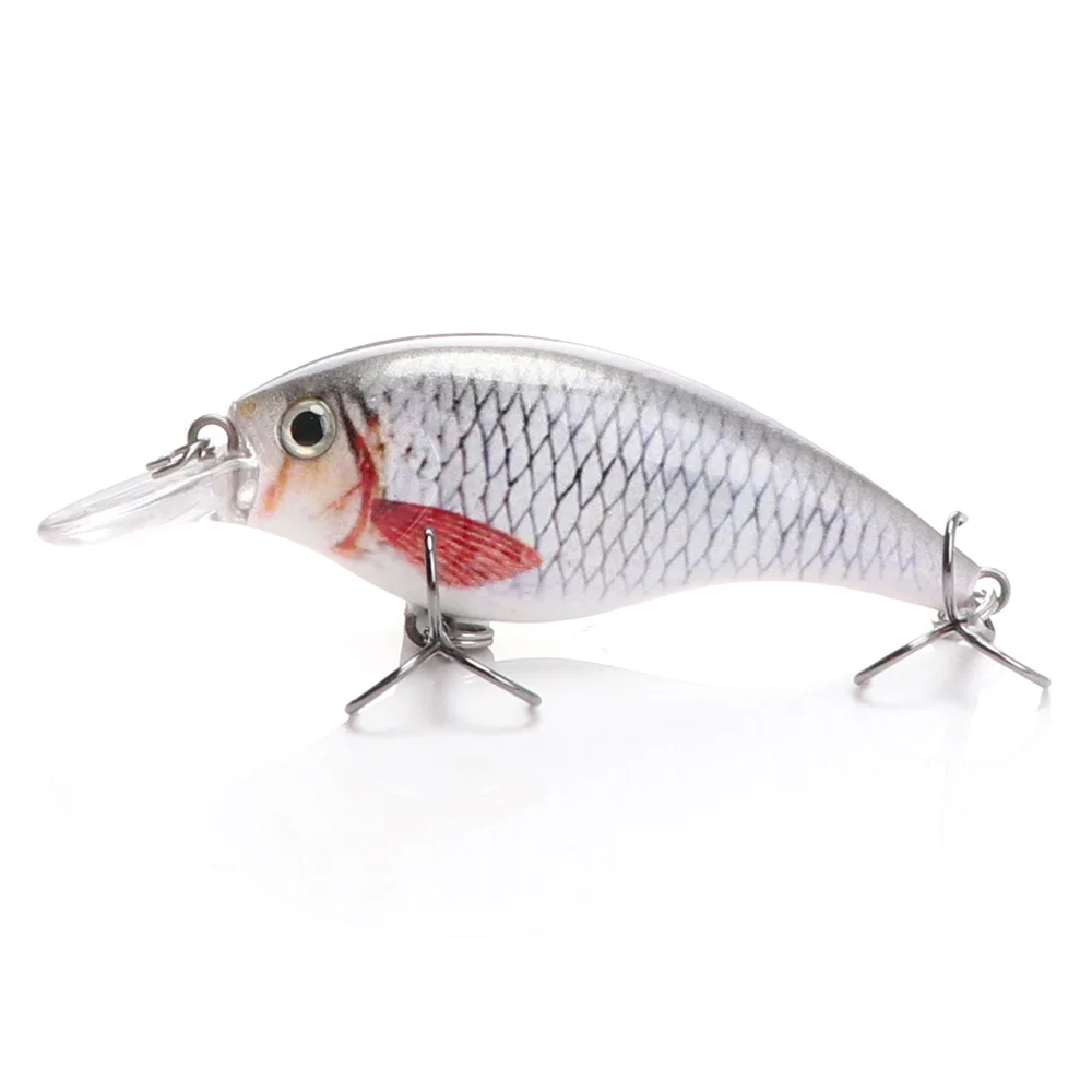 Leurre Dur Jerkbait TREHOOK Flottant 6cm 10g - Pour Brochet, Truite, Perche - Avec Bruiteur