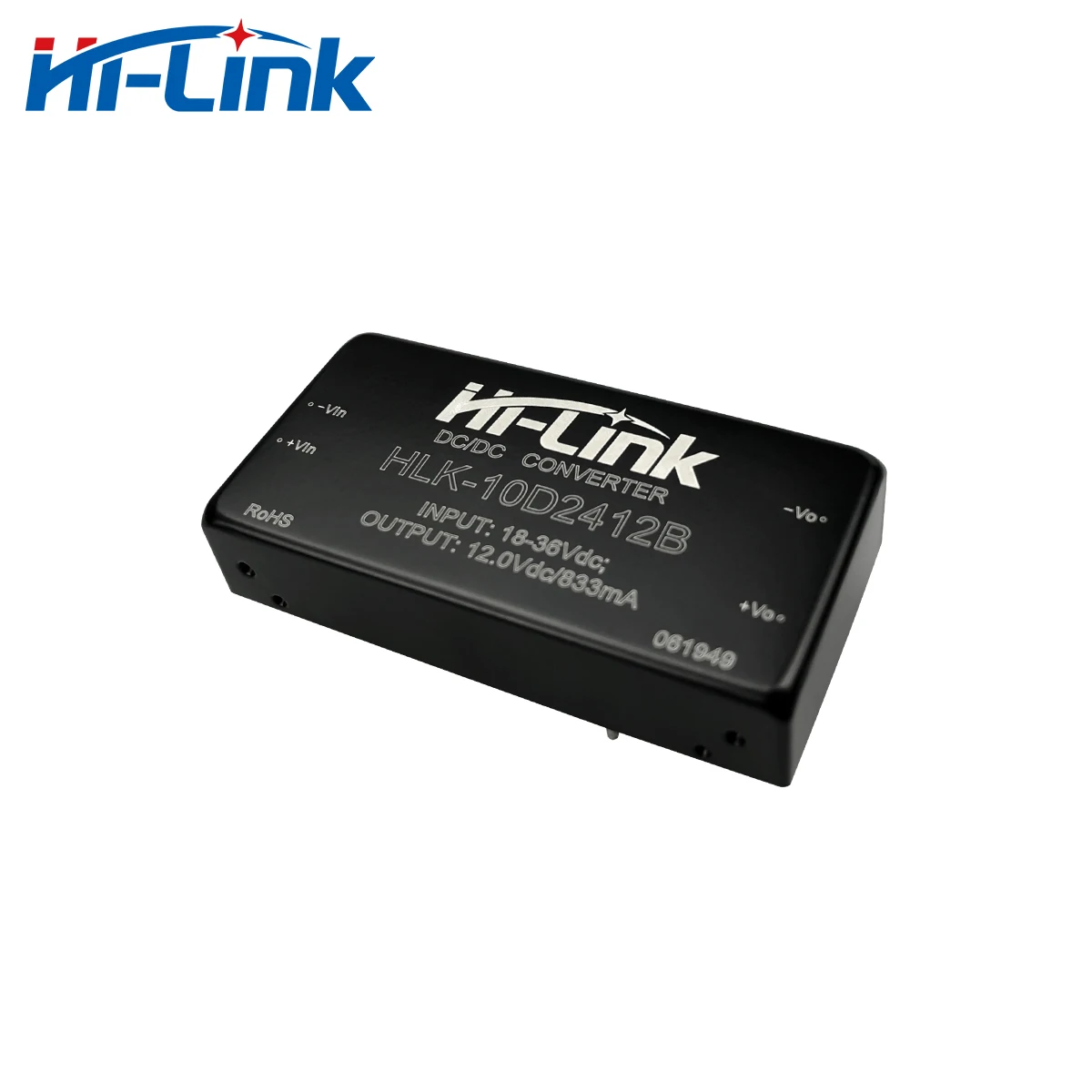 Hi-Link 18-36Vdc to 10W 12V 0.83A VRB2412LD-10WR3 DC-DC Power Supply Module HLK-10D2412B