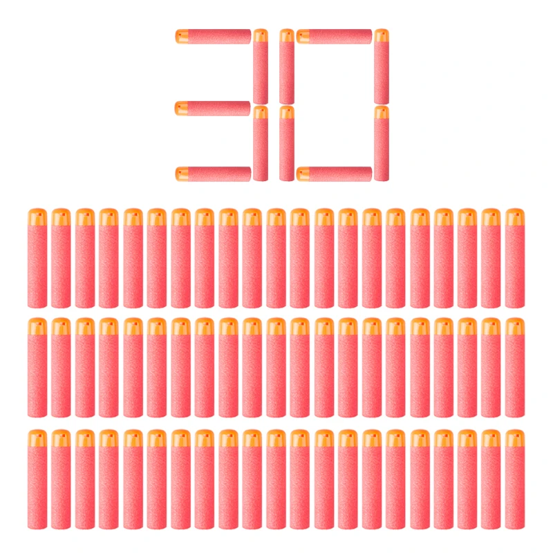 30Pcs Mega for Nerf 9.5cm Red Sniper Rifle Darts Bullets Mega Foam Refill Darts Big Hole Head Bullets for N-Strike Mega Series 2 30Pcs Mega for Nerf 9.5cm Red Sniper Rifle Darts Bullets Mega Foam Refill Darts Big Hole Head Bullets for N-Strike Mega Series 2