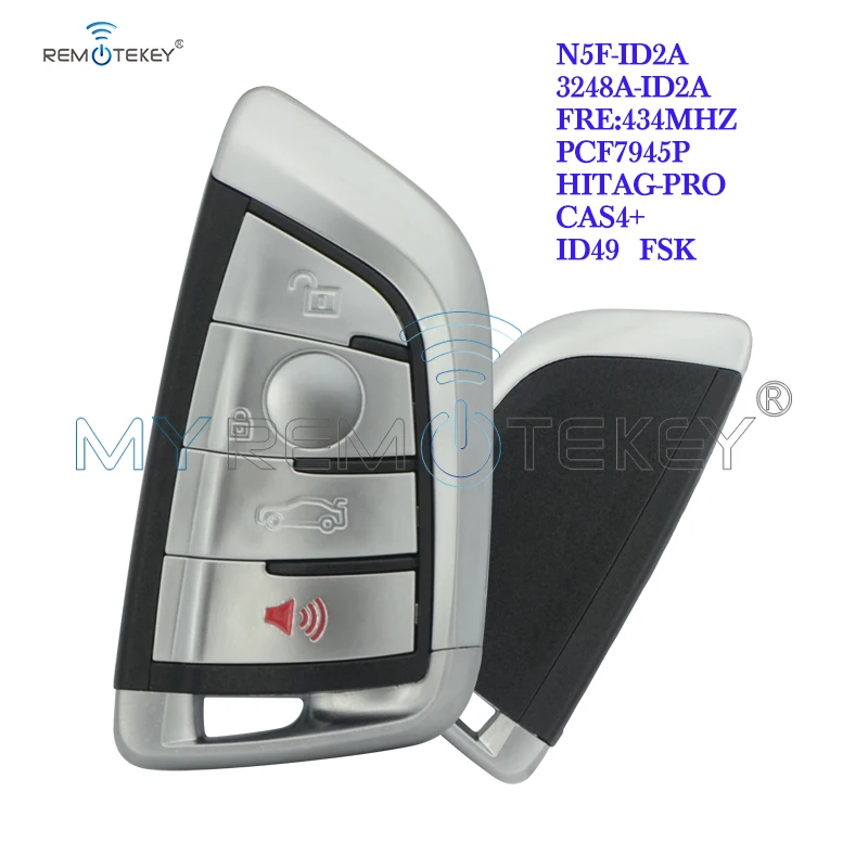 

Remtekey N5F-ID2A Smart key 4 button 434Mhz for BMW X5 X6 3248A-ID2A