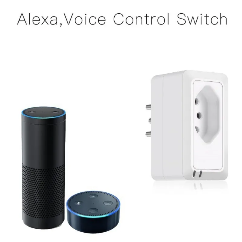 

10A Brazil standard Wifi smart plug fireproof power socket Wifi wireless smart socket, smart phone APP remote control