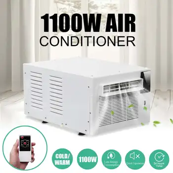

1100W Desktop air conditioner AC220V 24-hour timer Cold/Heat dual use With remote control LED control panel Pet air conditione