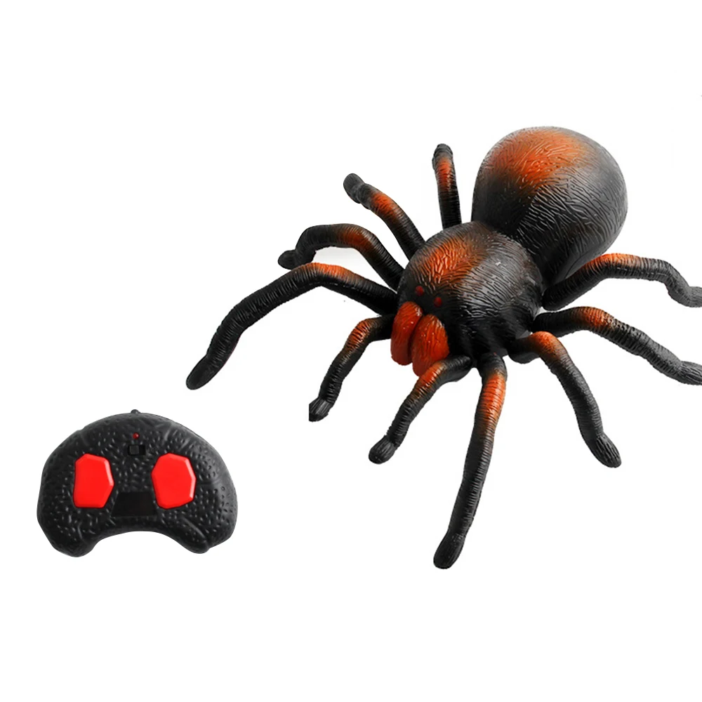 

RC Simulation Spider Infrared Remote Control Insect Toys Simulation Spider Electric RC Toy Halloween Gift For Adult Prank Insect