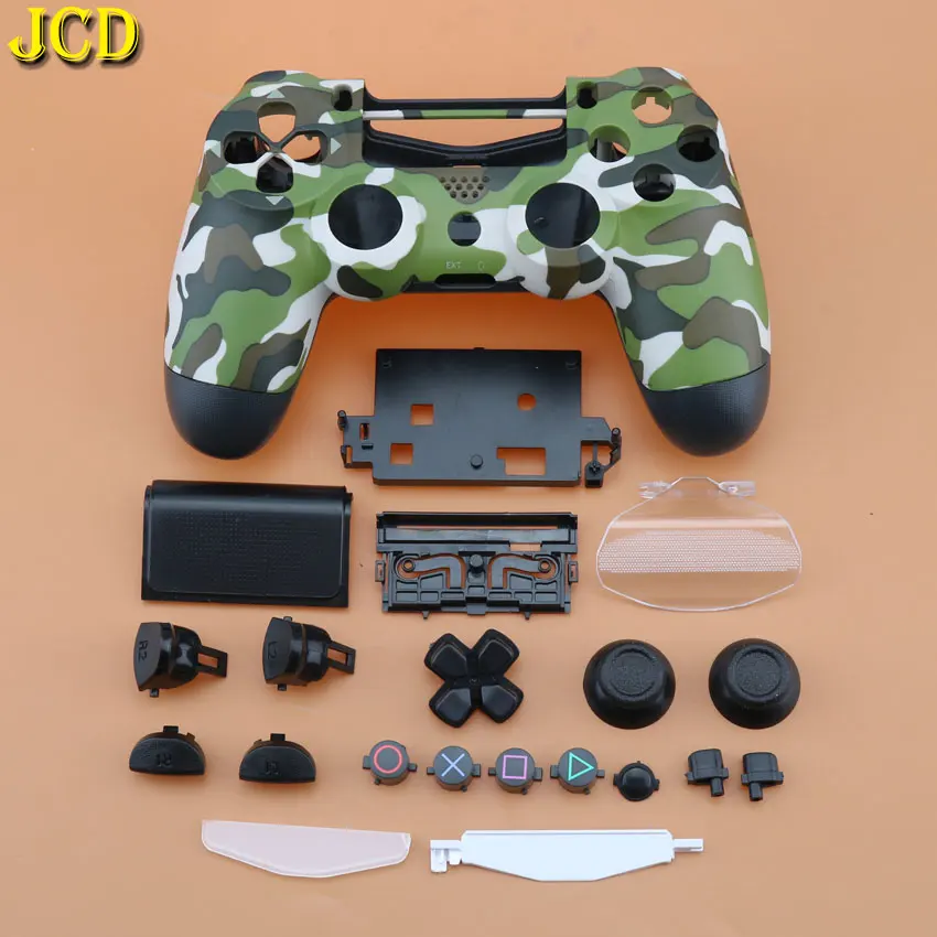 JCD для PS4 Pro Slim JDS 040 контроллер полный комплект корпус кнопка мод комплект для Playstation 4 Dualshock 4 геймпад корпус крышка - Цвет: P