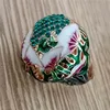 New fashion women hot-selling jewelry golden retro style hand-painted oil female ring ► Photo 3/6