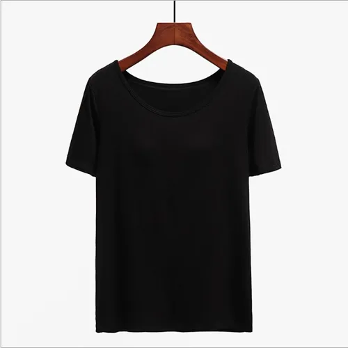 Fdfklak 새로운 모달 가정용 옷, 수면 상의, 반팔, 여성용 란제리, 잠옷, 여름 5