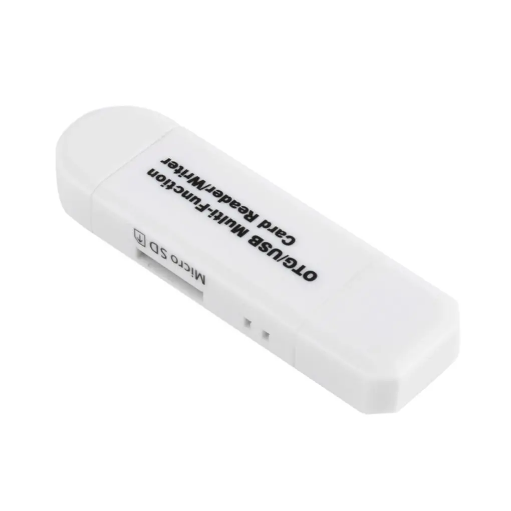 OTG Мобильный телефон камера кард-ридер TF SD карта к USB micro USB 2 в 1 адаптер высокоскоростной ABS пластик