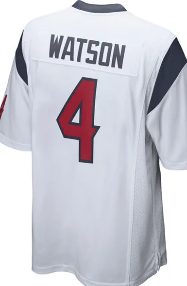 10 DeAndre Hopkins jersey 87 Demaryius майка Thomas 4 Deshaun Watson 99 J.J. Ватт 32 Tyrann Mathieu 90 Clowney майки - Цвет: White dezhouren