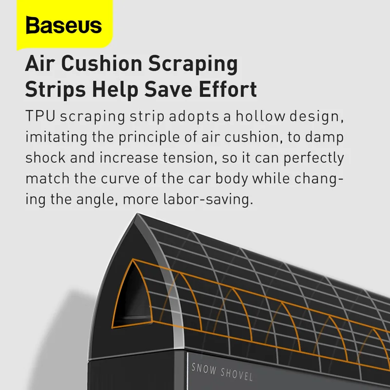 Baseus автомобильный скребок для льда снежной погоды инструмент удаления лобового