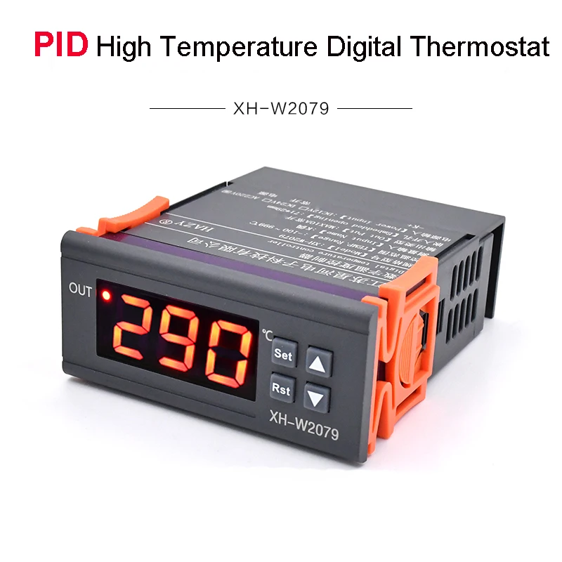 DC12V 24V AC220V цифровой дисплей нагревательный термостат PID автоматический |