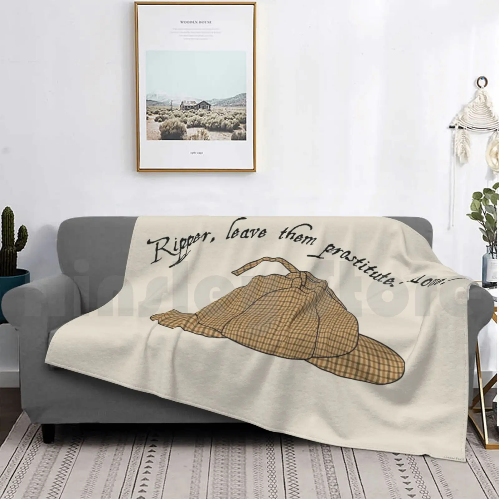 

Ripper , Leave Them Alone! Blanket Fashion Custom Psych Psych The Musical Usa Jamaican