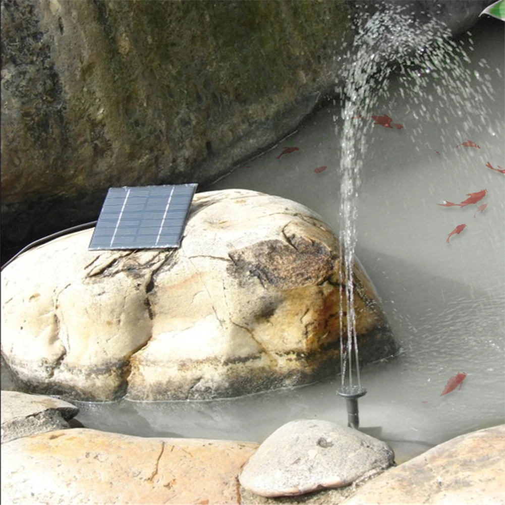 1,4 Вт Солнечный садовый фонтанный насос солнечные садовые фонтаны водопады мощность солнечный фонтан птицы мощность ed водяной насос птичий фонтан