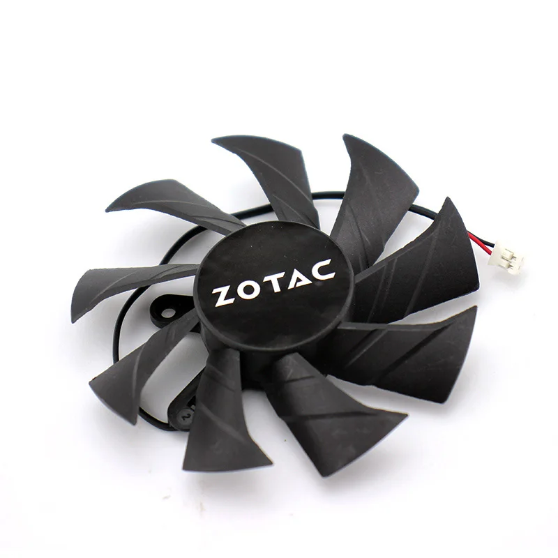 85 мм GA91B2U 2PIN GTX 1050 PA вентилятор охлаждения для ZOTAC GeForce 1050Ti 4 Гб PB Thunder вентиляторов