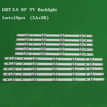 

(New Original)10 PCS/set LED strip for LG 50LF6300 50LB6300 INNOTEK DRT 3.0 50 inch A B 6916L-1735A 1736A 6916L-1979A 1978A