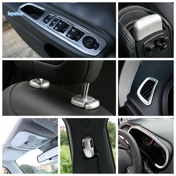 

Lapetus Matte Interior Refit Kit Pillow Headrest / Lift Button / Reading Lamps / Air AC Cover Trim For Jeep Renegade 2015 - 2020