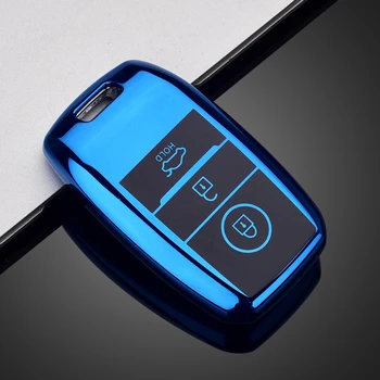 

New Soft TPU Car Key Cover Case For Kia Ceed Rio Sportage R K2 KX3 KX5 K3S K4 K5 Soul Sorento Cerato Optima Carens Accessories
