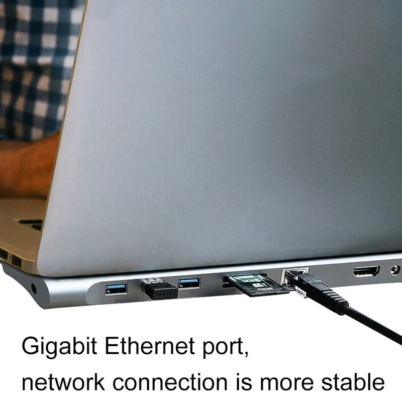 USB C концентратор для USB3.0 TF SD ридер HDMI VGA RJ45 3,5 аудио мини DP док-станция для MacBook Pro USB-C type C 10 портов USB C концентратор