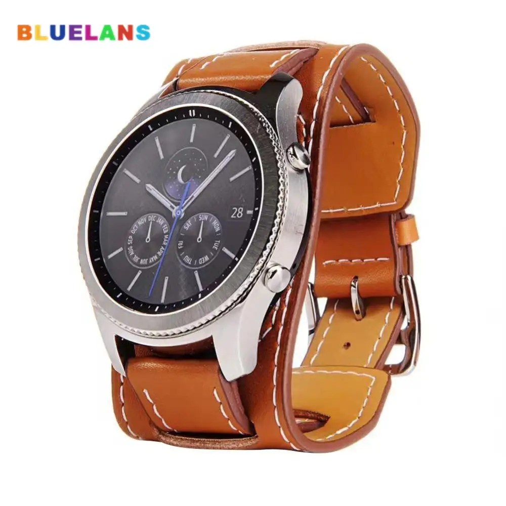 

Fashion Top Brand Luxury Replacement Genuine Leather Watch Band Bracelet for Samsung Gear S3 Frontier
