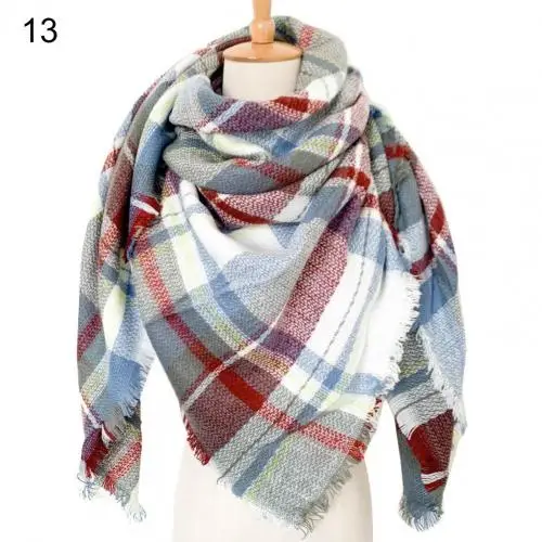 Multi-color  Stylish Multi-function Long Warm Shawl Comfortable Scarf Wrap Washable   for Gift mens infinity scarf Scarves