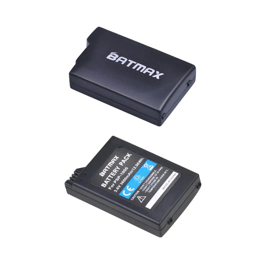 2Pcs 3.6V 3600Mah Batteria Akku Per Sony Psp 1000 Playstation Portable Console Di Psp1000