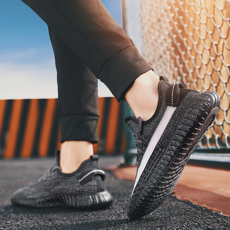 

2019 Spring Casual Running Shoes Men's Hot Selling Fly Woven Coconut 350v2 Men Stars Angel Reflective Sports