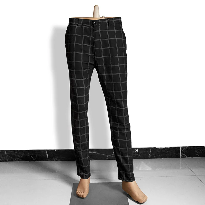 Men Clothing Hot Work Stretch Pants Spring Autumn New Fashion Grey Blue Multicolor Casual Trousers Pencil Pants For Men Business 5