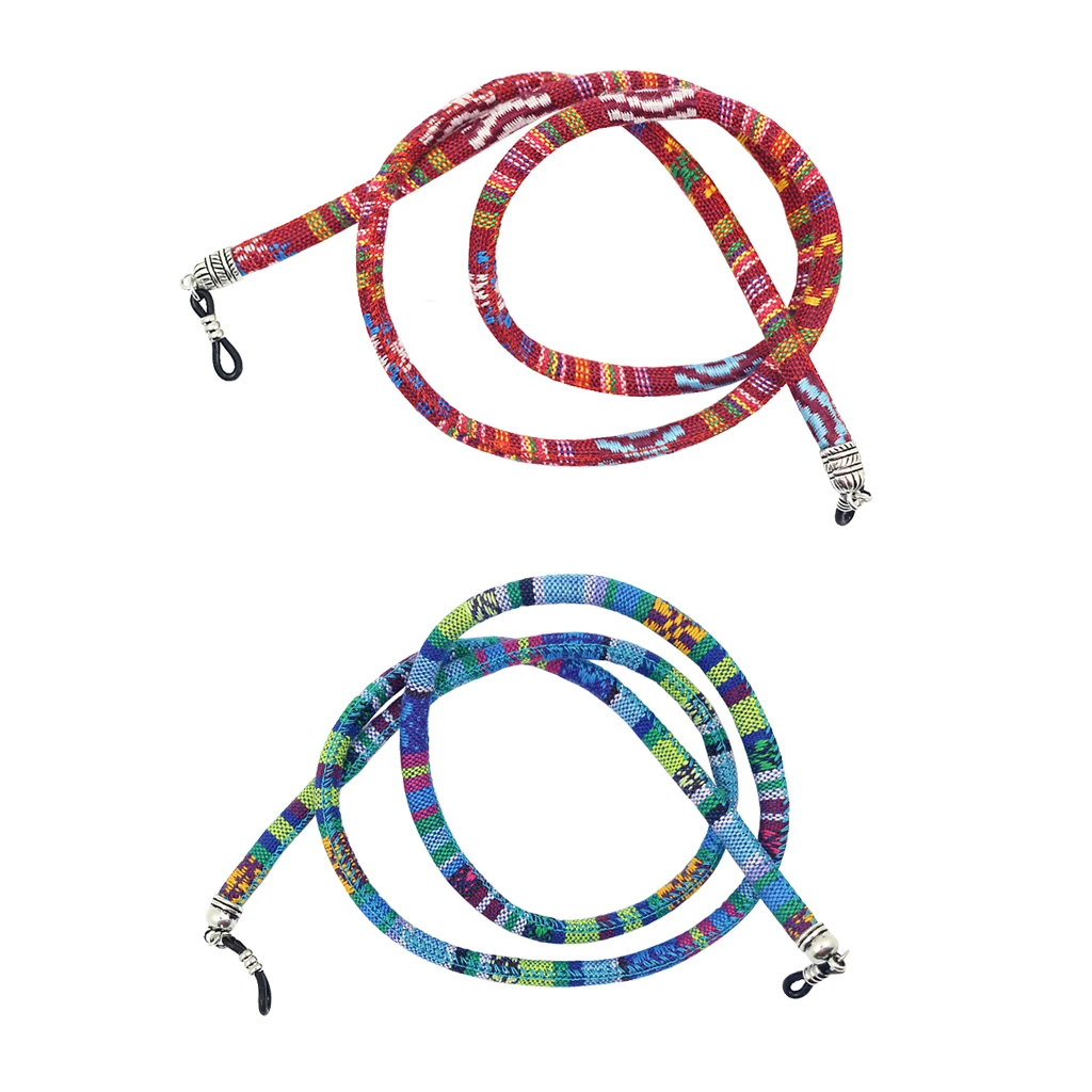 2x Sports Outdoor Travel Sunglasses Neck Cord Strap Eyeglasses Glasses Strings Lanyards Holder Retainers for Adults Kids