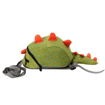 

FGGS-Children's Schoolbag Backpack Dinosaur Print Children Backpack Boy Girl Cute 3D Dinosaur Shoulder Bag